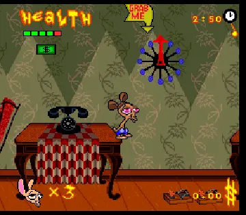 Ren & Stimpy Show, The - Veediots! (USA) screen shot game playing